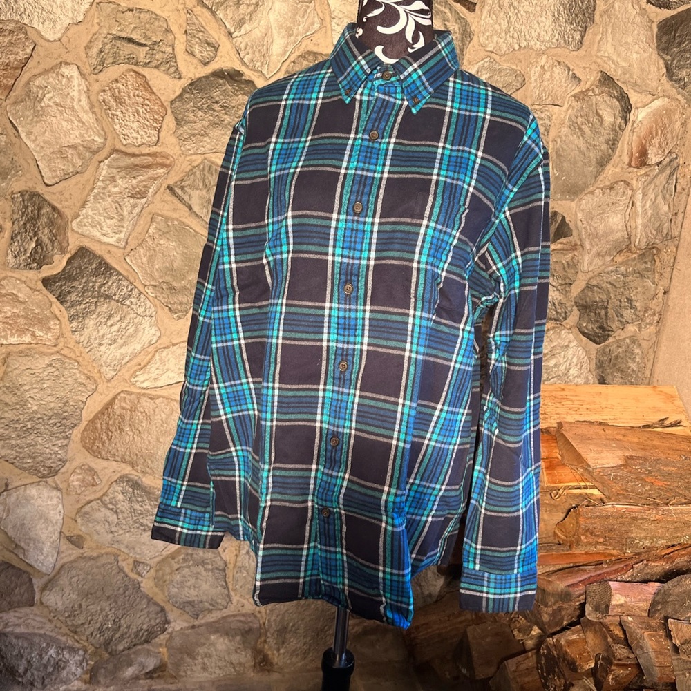 NWOT Lands End Flannel L